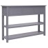 Aparador madera maciza de Paulownia gris 108x30x76