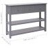 Aparador madera maciza de Paulownia gris 108x30x76