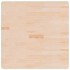 Tablero de mesa cuadrada madera de roble sin tratar 80x80x4