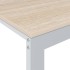 Escritorio de ordenador madera ingeniería blanco y