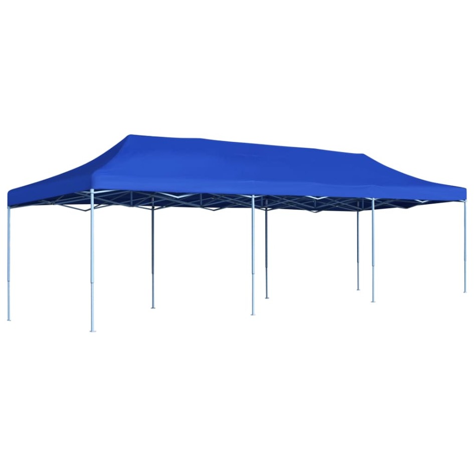 Carpa para fiestas pop-up plegable azul 3x9