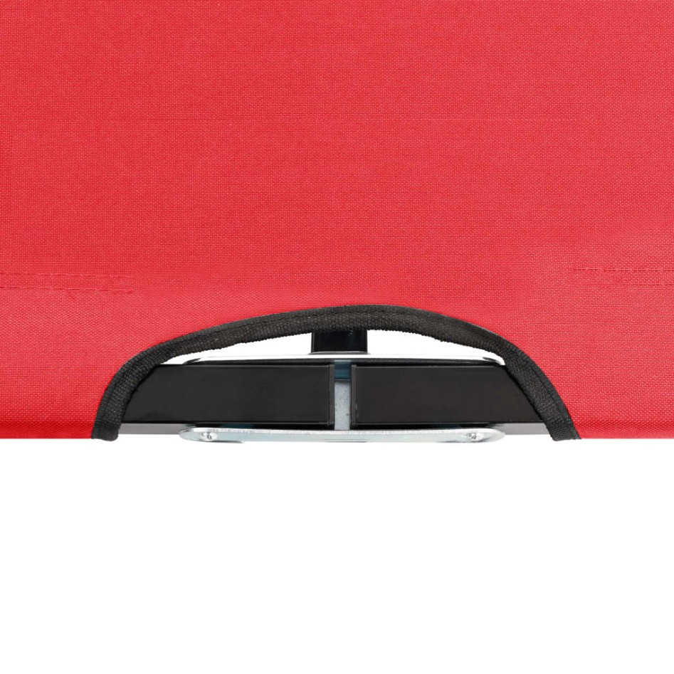 Tumbona doble plegable acero