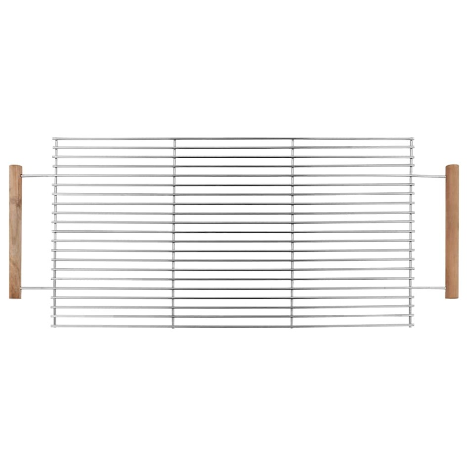 Barbacoa de carbón portátil XXL acero inoxidable con 2