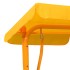 Banco balancín para niños tela amarillo 115x75x110