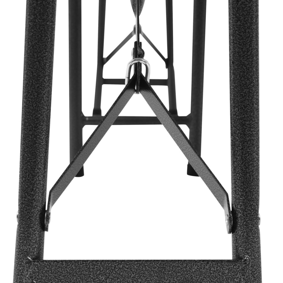 Bancos de jardín plegables 2 unidades HDPE negro 180