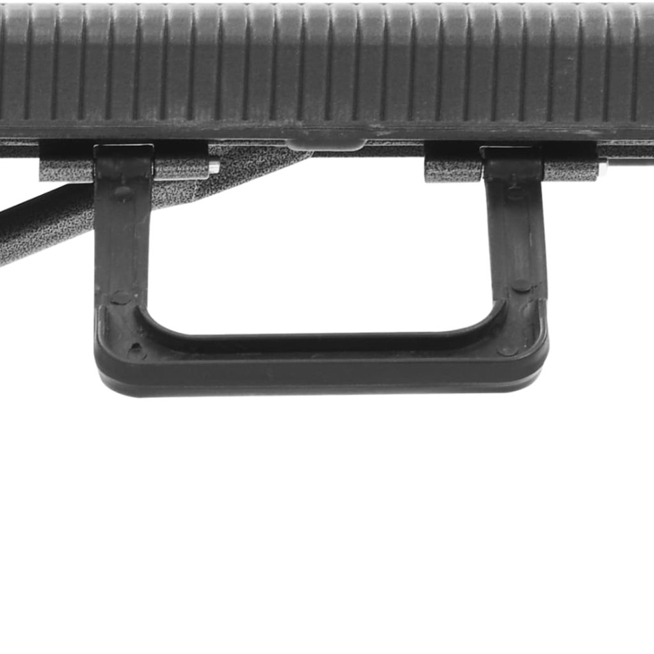 Bancos de jardín plegables 2 unidades HDPE negro 180