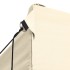 Carpa plegable profesional con 3 paredes acero color crema