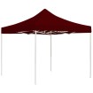 Carpa plegable profesional de aluminio color burdeos 2x2 m