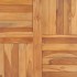 Superficie de mesa de madera maciza de teca 70x70x2,5