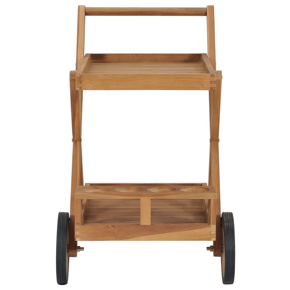 Carrito del té de madera maciza de