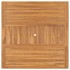 Mesa de jardín de madera maciza de teca 150x150x76