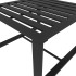 Mesa de centro de aluminio gris