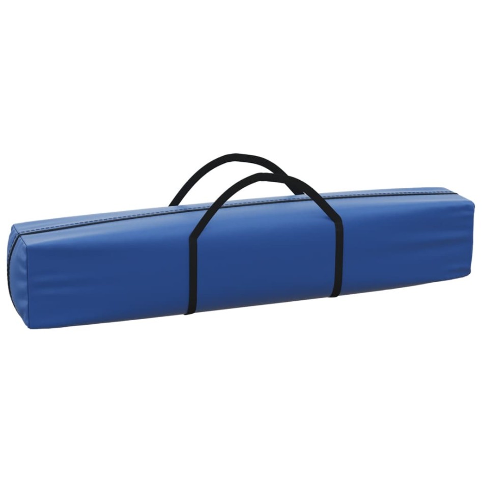 Carpa para fiestas plegable con paredes laterales azul 2x2