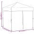 Carpa para fiestas plegable con paredes laterales azul 2x2
