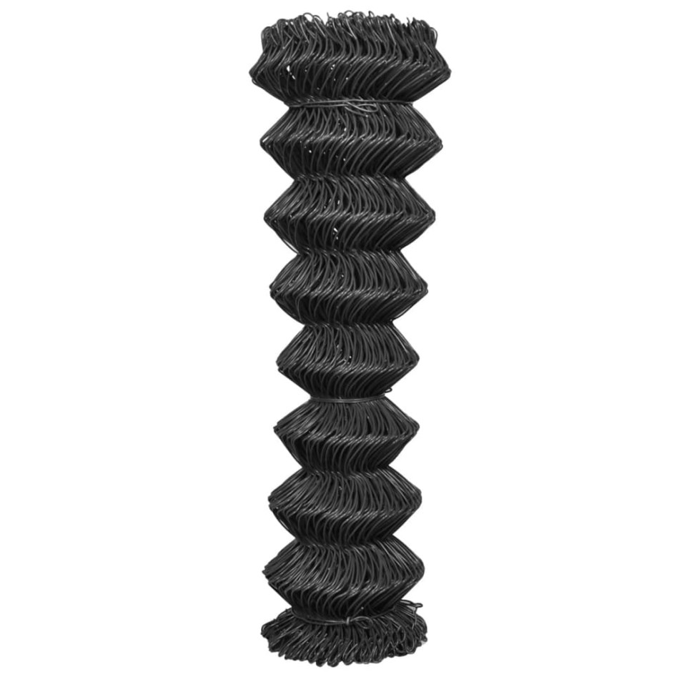 Valla de tela metálica acero gris 25x1,5