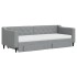 Sofá cama nido con cajones tela gris claro 80x200