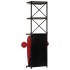 Botellero forma de tractor madera maciza de mango 49x31x172