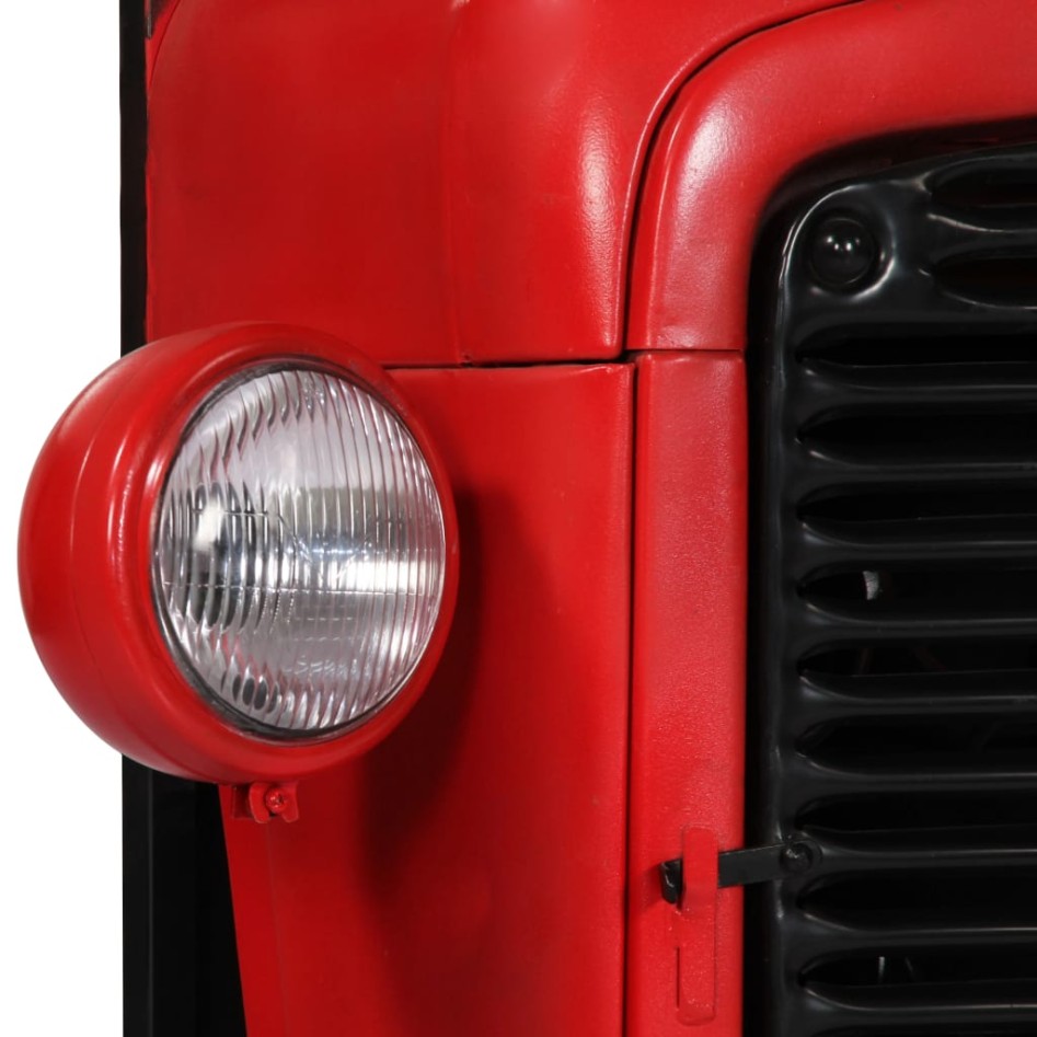 Botellero forma de tractor madera maciza de mango 49x31x172