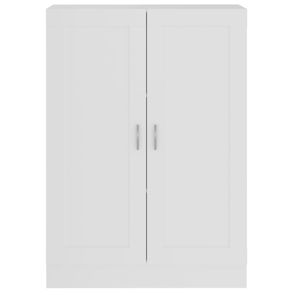 Armario de libros madera contrachapada blanco 82,5x30,5x115