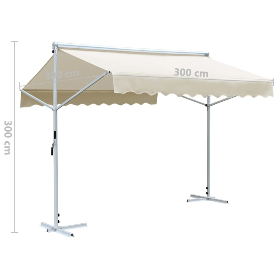 Toldo independiente 3x3 m color