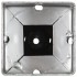 Picas de tierra 6 uds acero galvanizado plateado 10x10x57