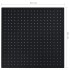 Cabezal ducha efecto lluvia acero inox cuadrado 50x50 cm