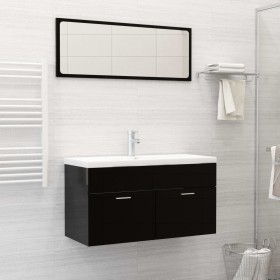 Lavabo empotrado con grifo cerámica blanco 91x39x18