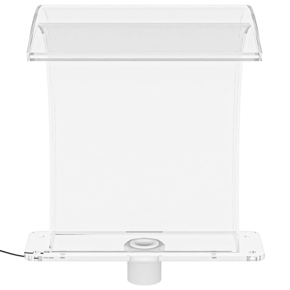 Fuente de piscina con LED RGB acrílico 50