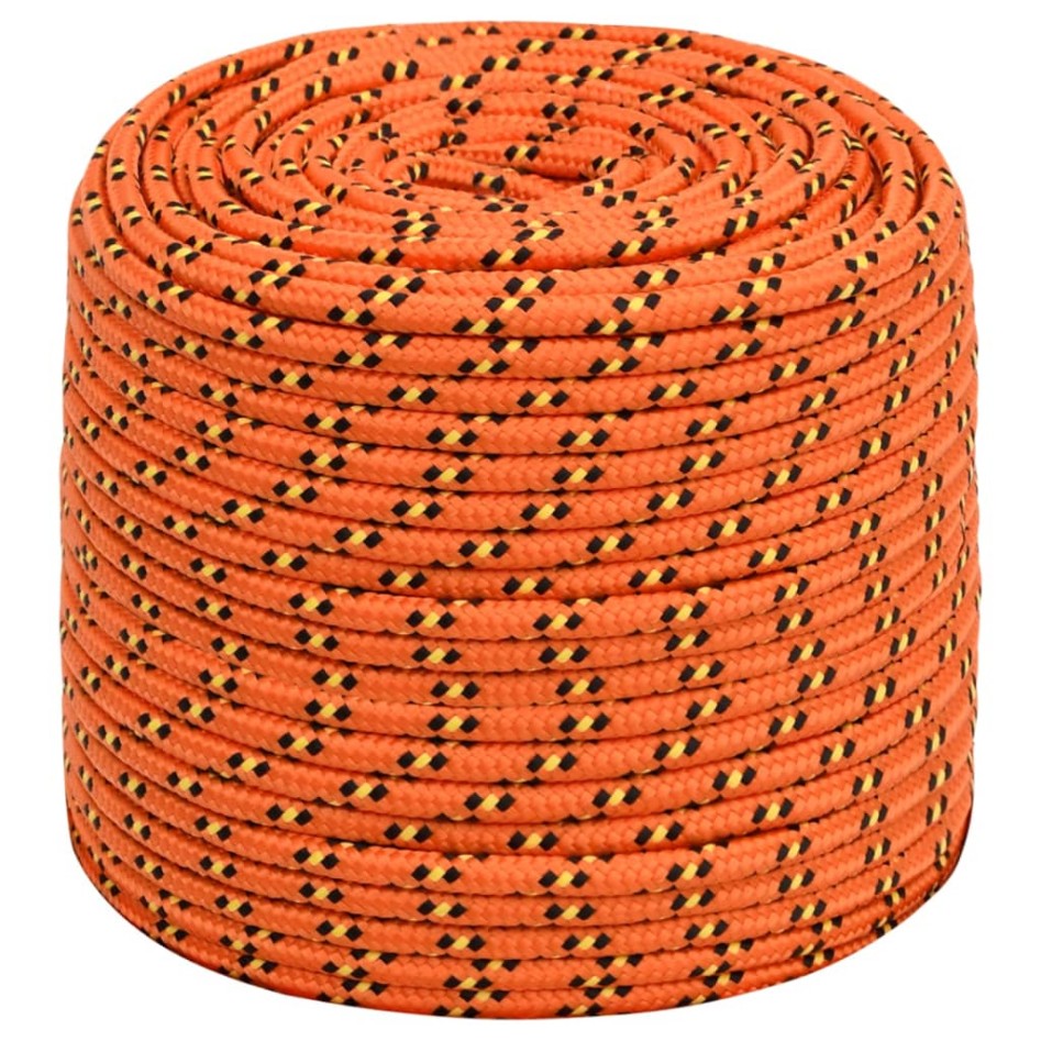 Cuerda de barco polipropileno naranja 8 mm 500