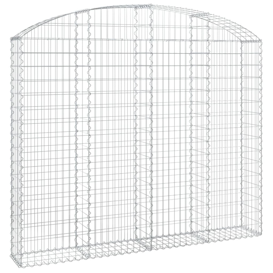 Cesta gaviones forma arco hierro galvanizado 200x30x160/180