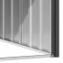 Casa de perro acero galvanizado antracita 116,5x103x81,5