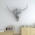 Cráneo de toro decorativo de pared aluminio