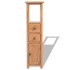 Mueble de esquina de madera de roble maciza 26x26x94
