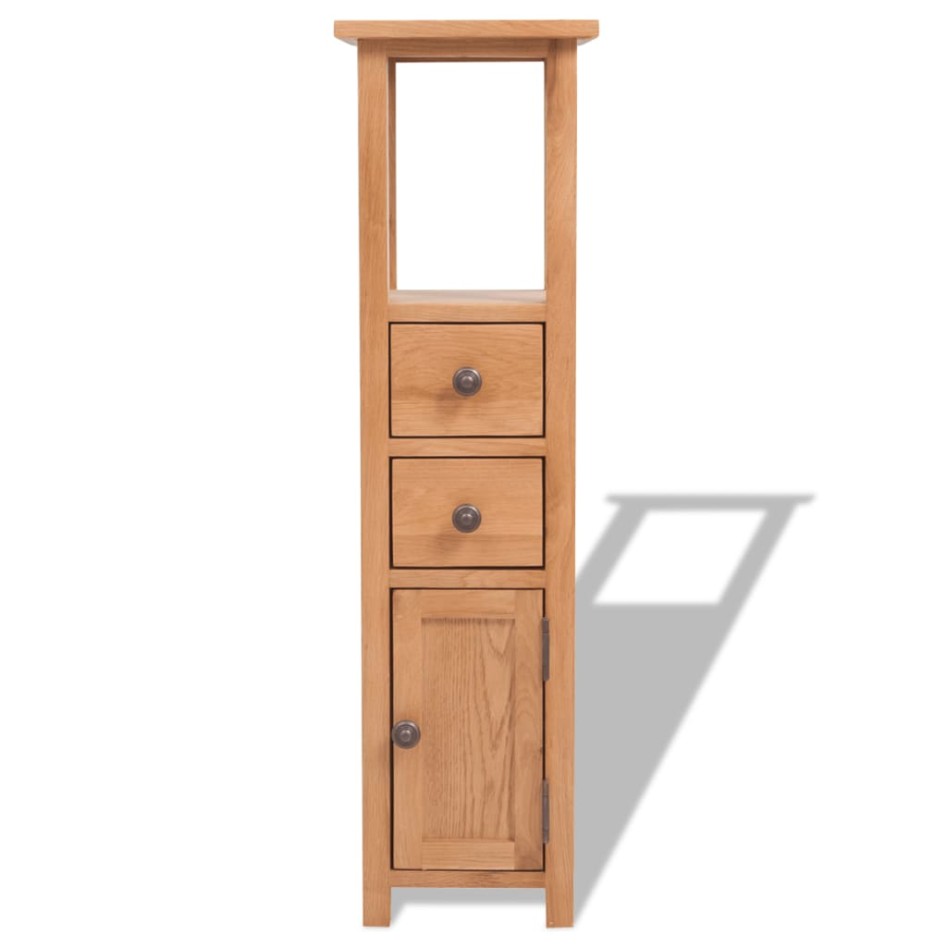 Mueble de esquina de madera de roble maciza 26x26x94