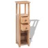Mueble de esquina de madera de roble maciza 26x26x94