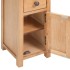 Mueble de esquina de madera de roble maciza 26x26x94