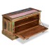 Banco zapatero de madera maciza