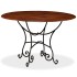 Mesa de comedor madera maciza de acacia acabado miel 120x76