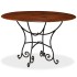 Mesa de comedor madera maciza de acacia acabado miel 120x76