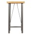 Juego de mesa alta y taburetes 3 piezas teca maciza