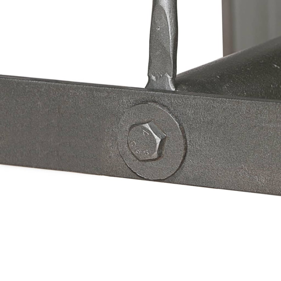 Juego de mesa alta y taburetes 3 piezas teca maciza