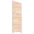 Cobertizo de jardín madera maciza de abeto 102x52x174,5