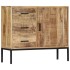 Aparador de madera de mango maciza 88x30x71