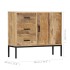 Aparador de madera de mango maciza 88x30x71