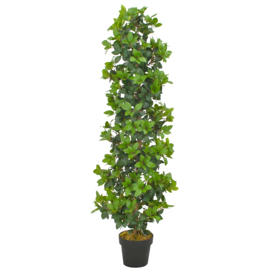 Planta artificial árbol de laurel con macetero 150 cm