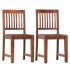 Sillas de comedor 2 unidades madera maciza de
