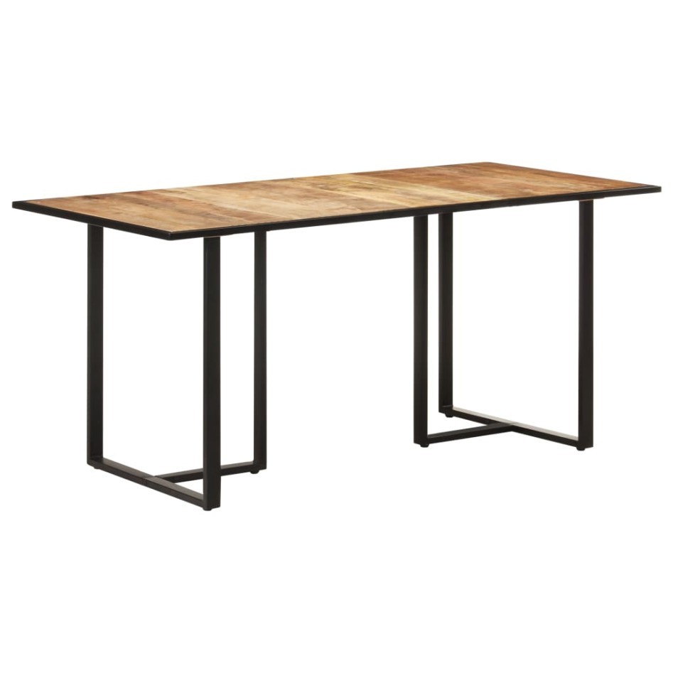 Mesa de comedor madera de mango rugosa 160