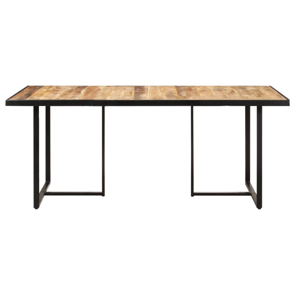 Mesa de comedor madera de mango rugosa 160