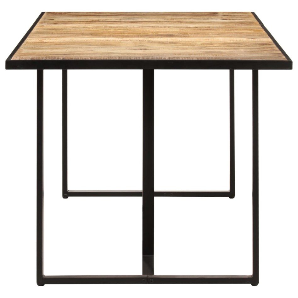 Mesa de comedor madera de mango rugosa 160