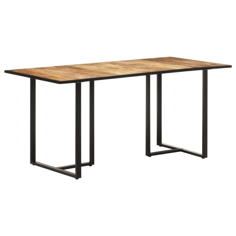 Mesa de comedor madera de mango rugosa 160